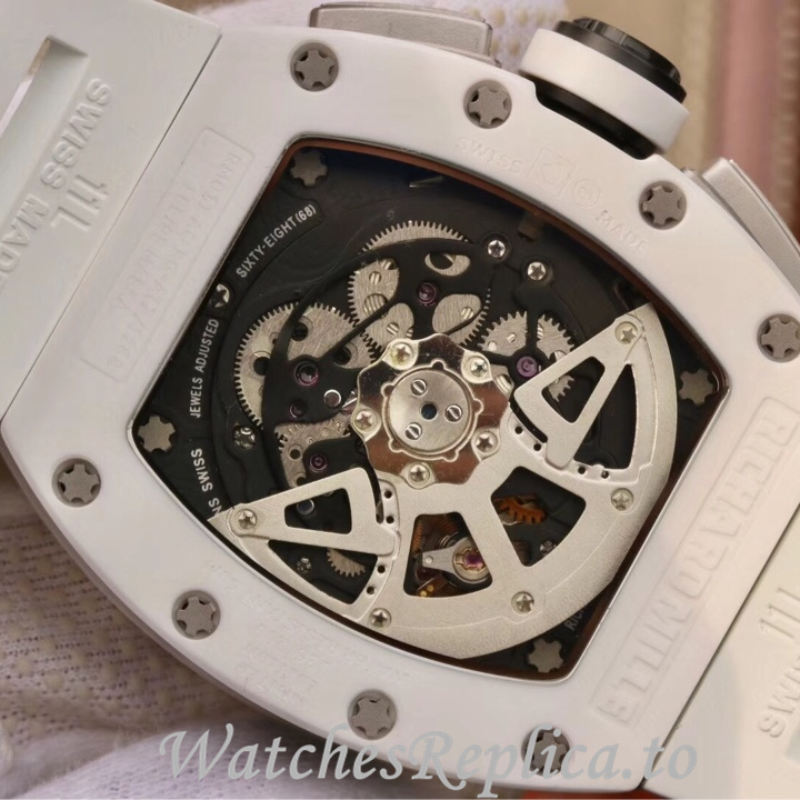 Richard Mille Replica RM011 Rubber strap 50MM - WatchesReplica.is