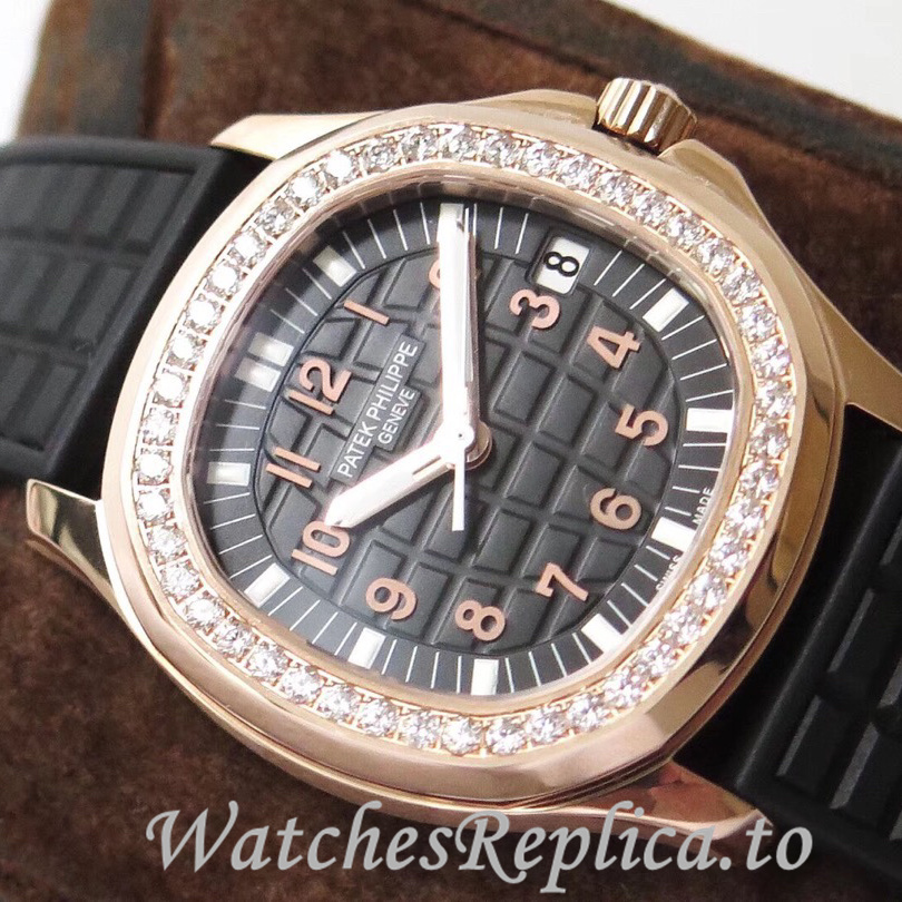 Patek Philippe Replica Aquanaut Rubber strap 35.6MM - WatchesReplica.is