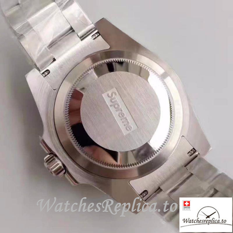 Swiss Rolex Submariner Replica 114060 001 Silver Strap 40MM - WatchesReplica.is