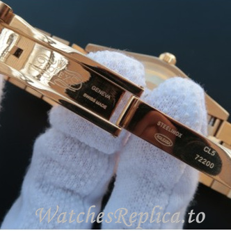 Swiss Rolex Day Date Replica 228399 Yellow Gold strap 41MM - WatchesReplica.is