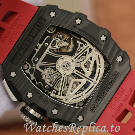 Richard Mille Replica RM11-03 Rubber strap 50MM - WatchesReplica.is