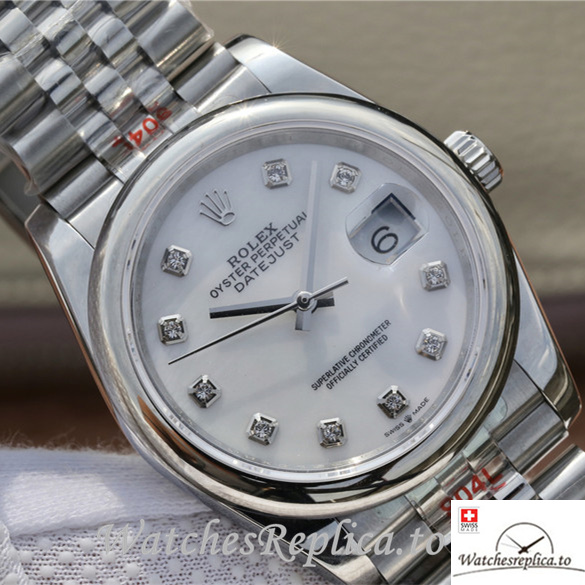 Swiss Rolex Datejust Replica 126200 Stainless steel strap 36MM - WatchesReplica.is