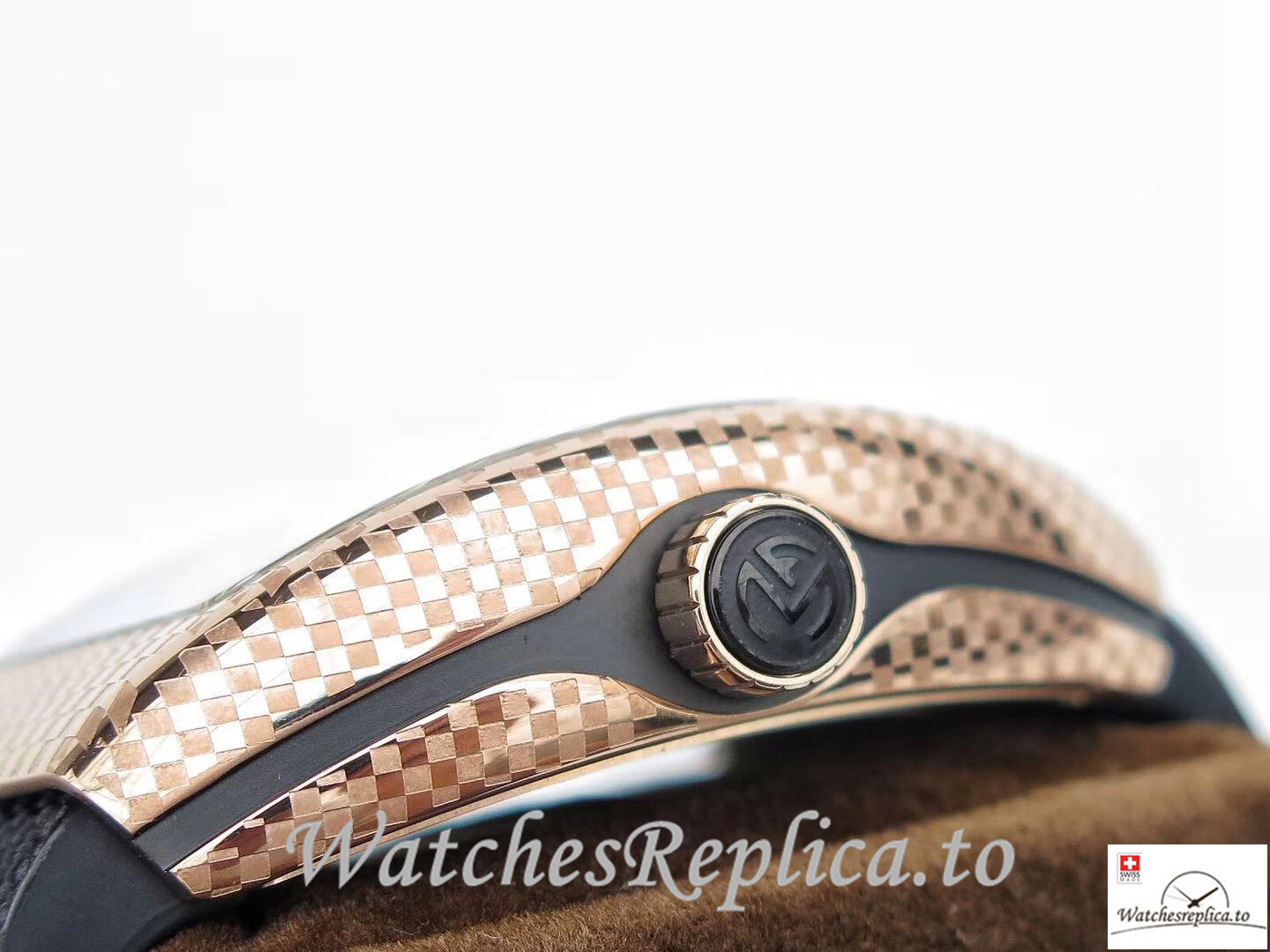 Swiss Franck Muller Vanguard Replica V45 Black Strap 44 MM × 53.7 MM - WatchesReplica.is