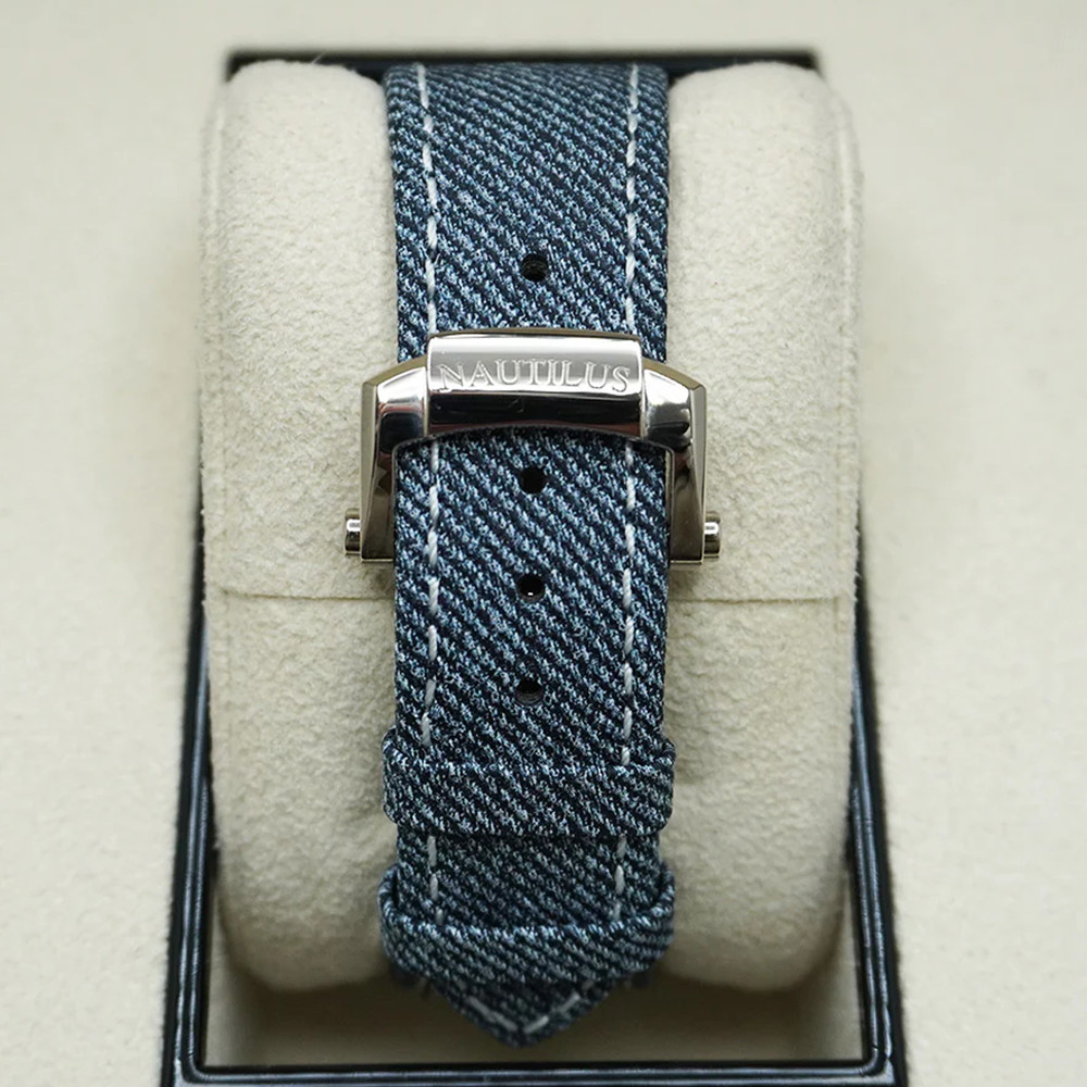 Patek Philippe Nautilus 40mm 5980/60G-001 Blue Dial - WatchesReplica.is