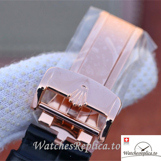 Swiss Rolex Day-Date Replica 118135 Leather strap 36MM - WatchesReplica.is