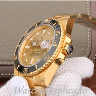 Swiss Rolex Submariner Replica 126618LN Yellow Gold strap 40MM - WatchesReplica.is