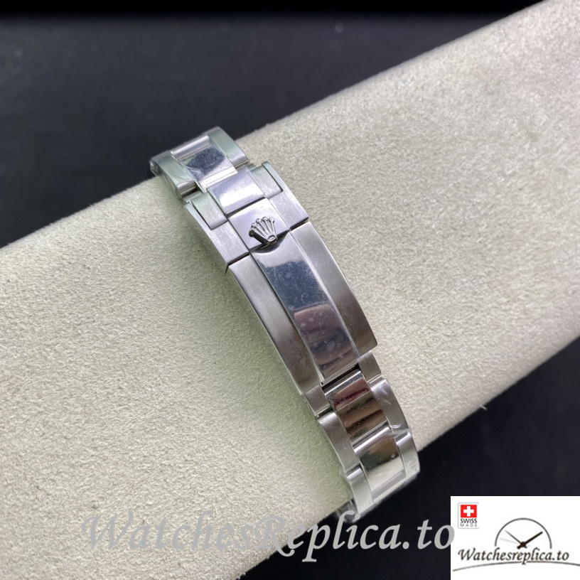 Swiss Rolex Yacht Master Replica Stainless steel strap 34MM Ladies Grey Dial - WatchesReplica.is