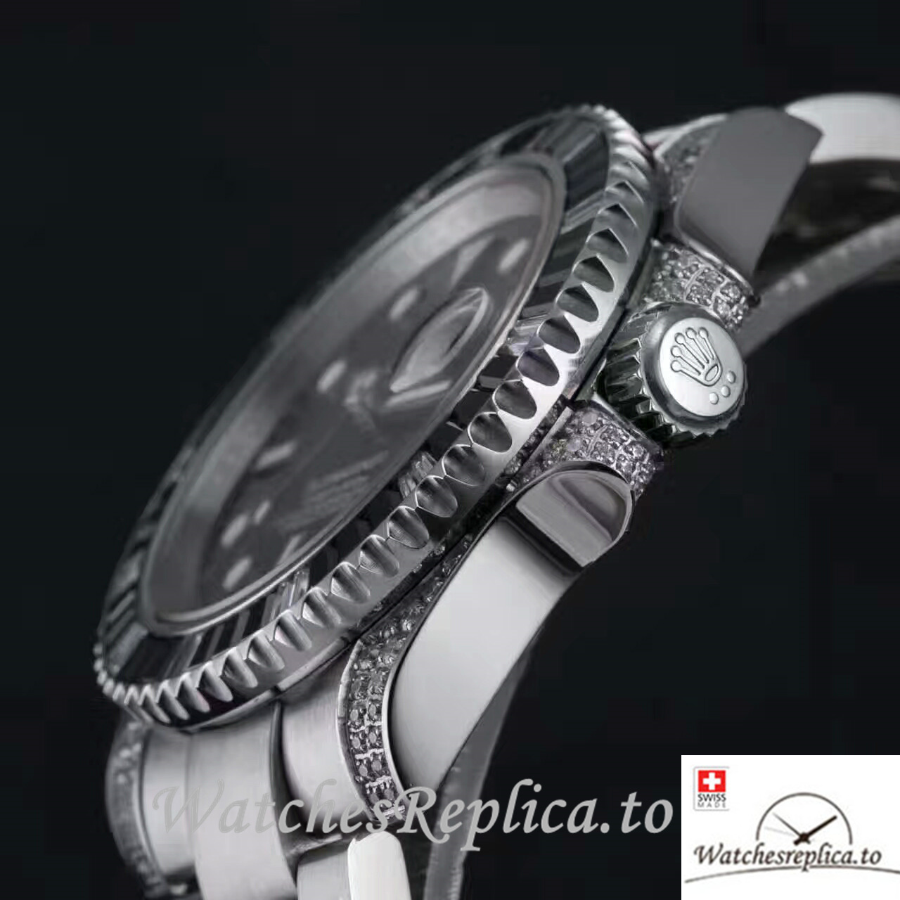 Swiss Rolex Submariner Replica 116610LN Stainless steel strap 40MM - WatchesReplica.is