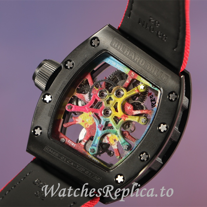 Richard Mille Replica RM68-01 Canvas strap 51MM - WatchesReplica.is