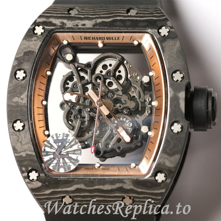 Richard Mille Replica RM055 Rubber strap 50MM - WatchesReplica.is
