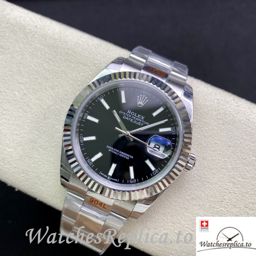 Swiss Rolex Datejust Replica 126331 Stainless steel strap 41MM - WatchesReplica.is
