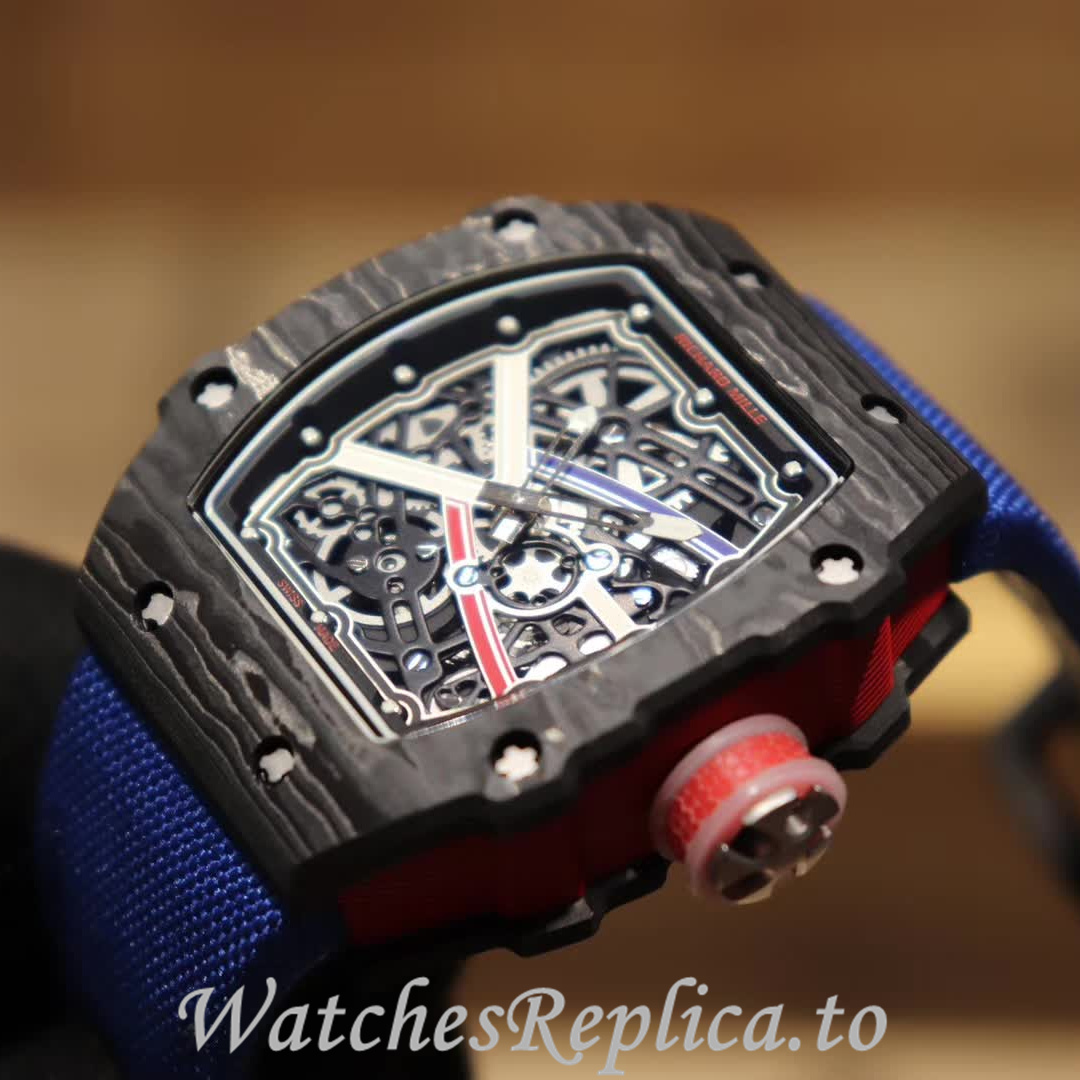 Richard Mille Replica RM67-02 Canvas strap 38.70x47.52MM - WatchesReplica.is