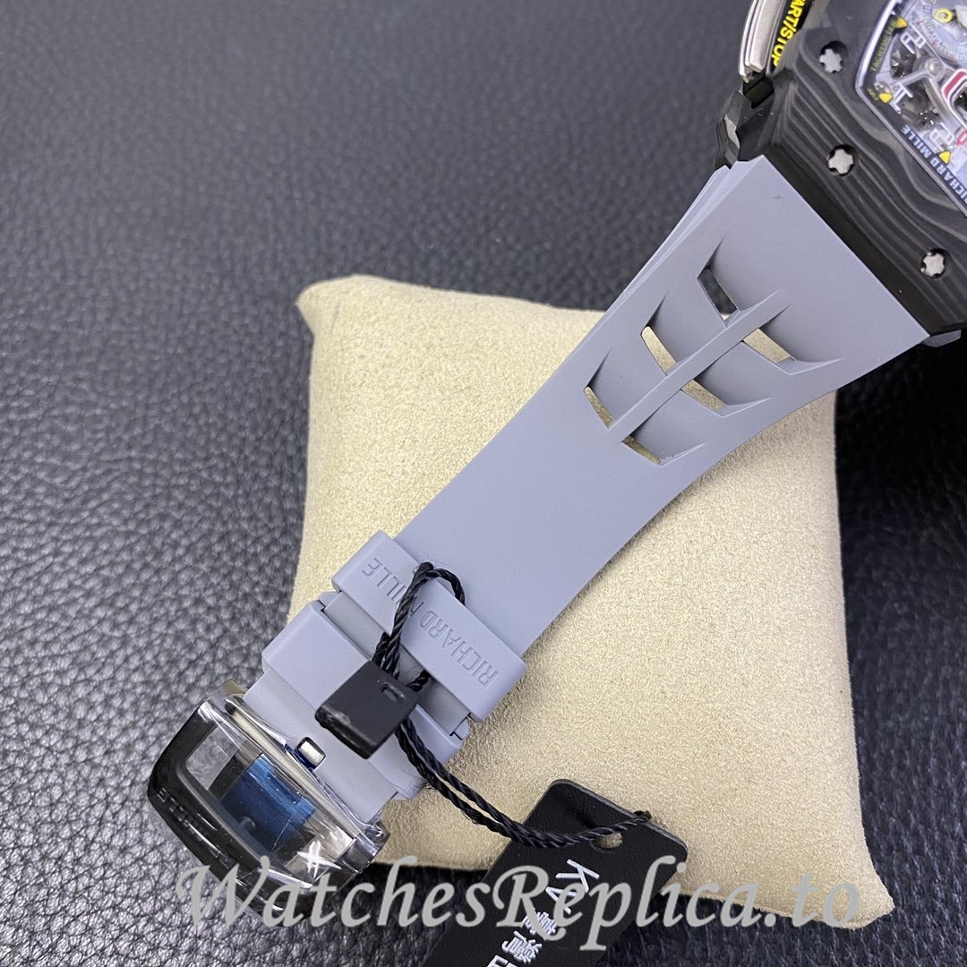 Richard Mille Replica RM-011 Rubber strap 50MM - WatchesReplica.is