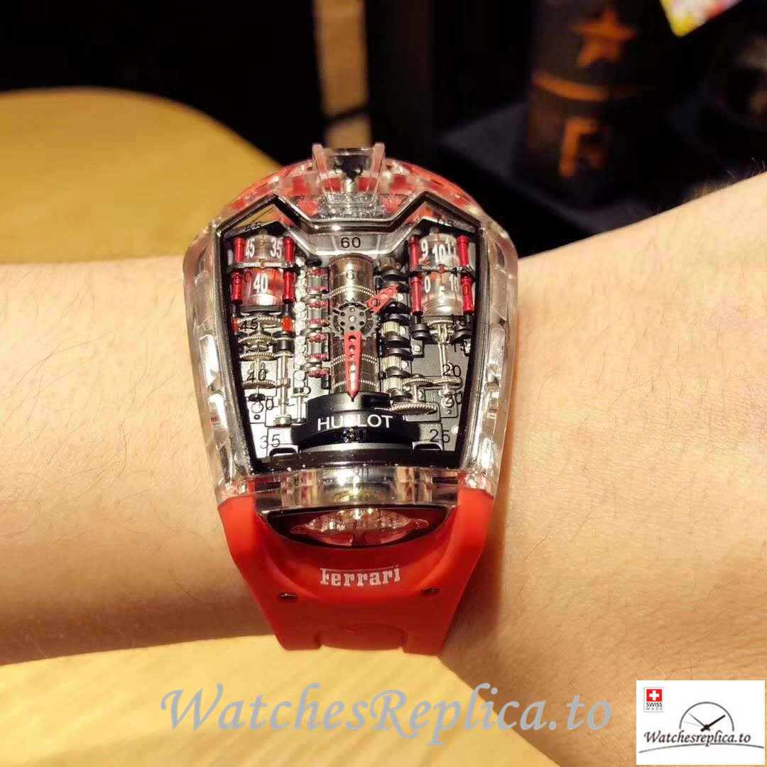 Swiss Hublot LaFerrari Replica MP-05 Red Strap 50MM X 45MM X 30MM - WatchesReplica.is