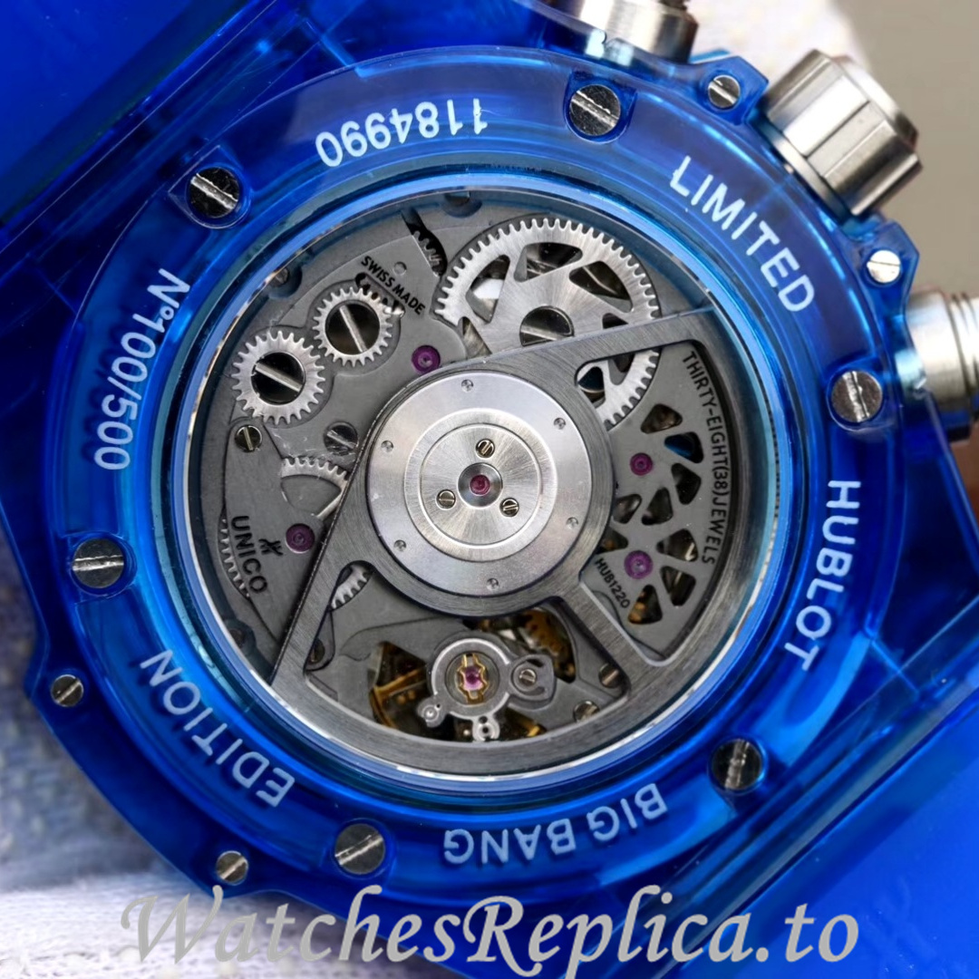 Hublot Replica 411.JX.4802.RT Rubber strap 45MM - WatchesReplica.is