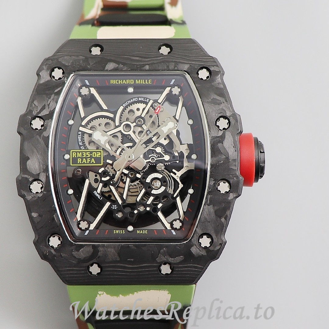 Richard Mille Replica RM35-02 Rubber strap 50MM - WatchesReplica.is