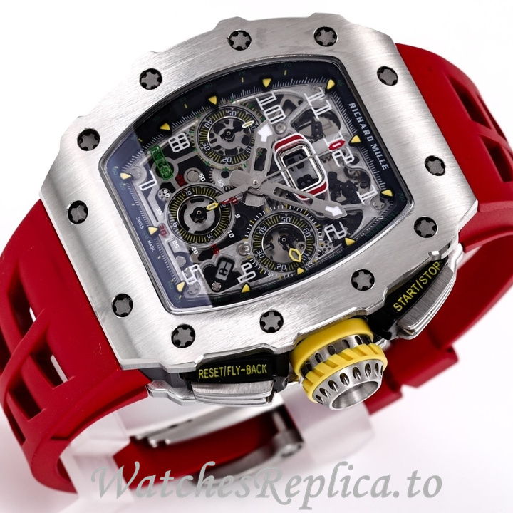 Richard Mille Replica RM11-03 Rubber strap 50MM - WatchesReplica.is