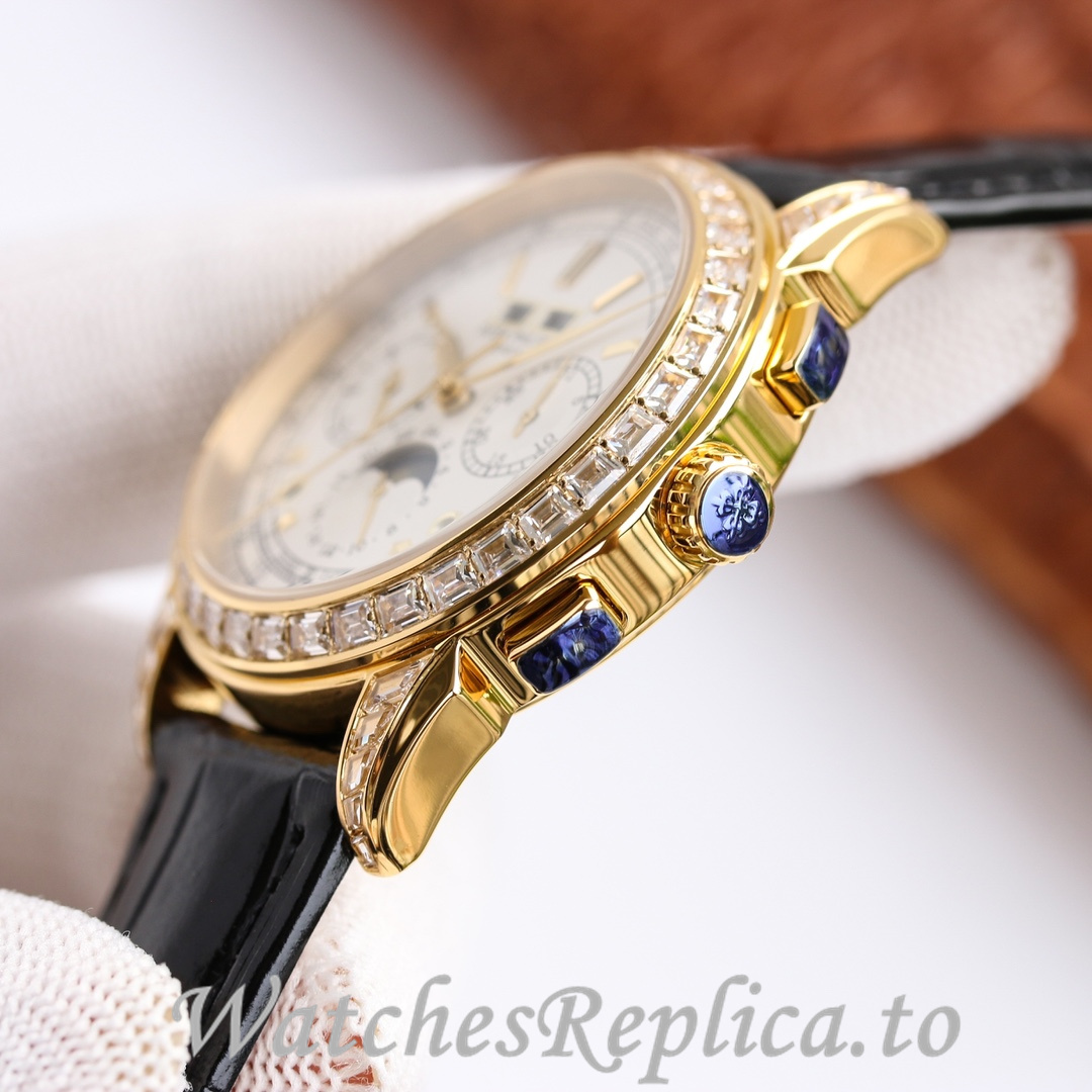 Patek Philippe Replica Complications 5270 Leather strap 41MM - WatchesReplica.is