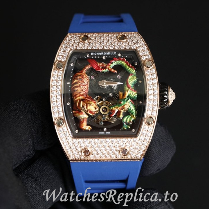 Richard Mille Replica RM51-01 Rubber strap 50MM - WatchesReplica.is