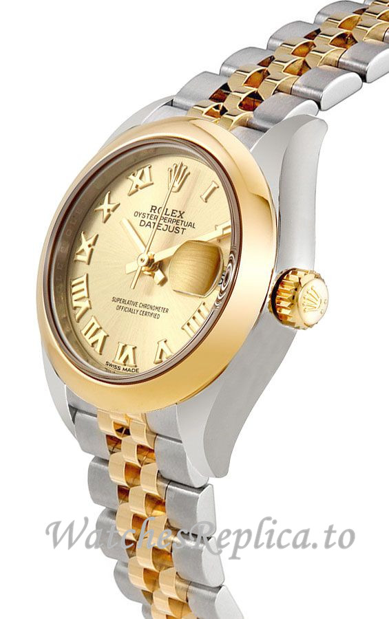 Replica Rolex Lady-Datejust 279163-0009 28MM - WatchesReplica.is