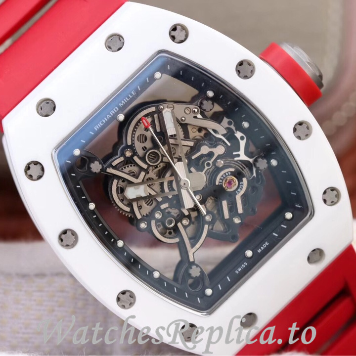Richard Mille Replica RM055 Rubber strap 50MM - WatchesReplica.is