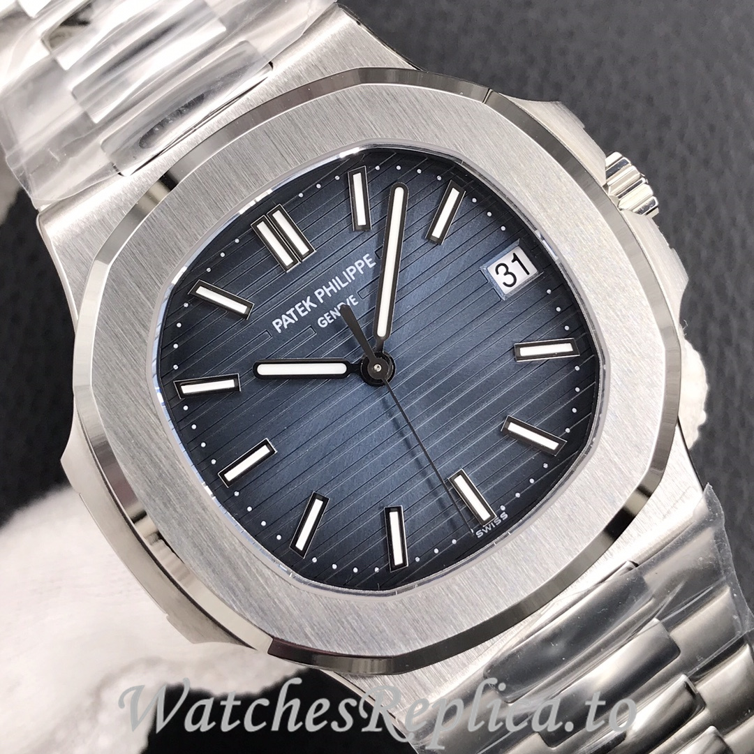 Patek Philippe Replica Nautilus 5711 Stainless steel strap 40MM - WatchesReplica.is