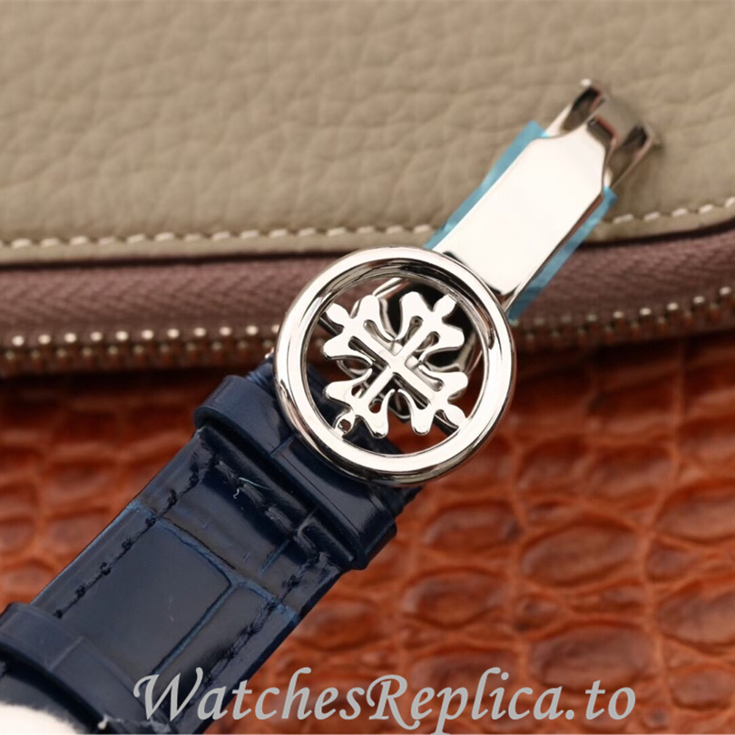 Patek Philippe Replica Complications 5102 Leather strap 43MM - WatchesReplica.is