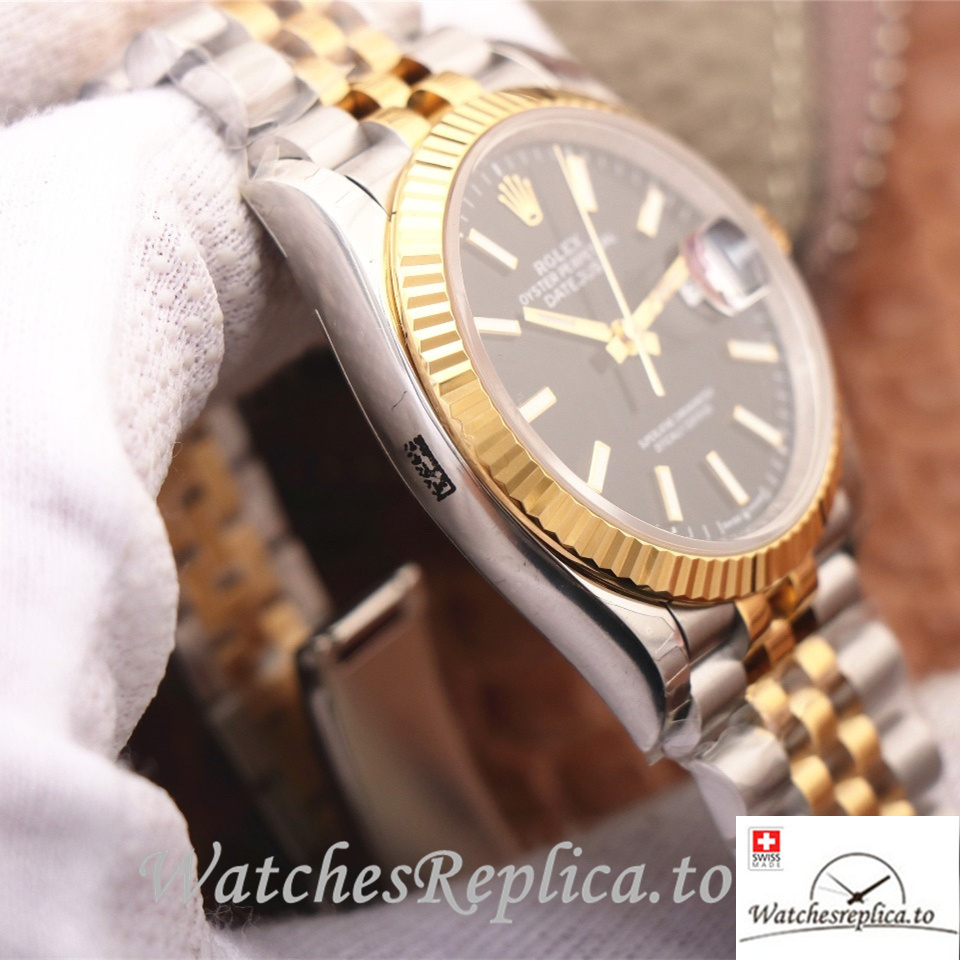Swiss Rolex Datejust Replica 126233 Stainless steel strap 36MM - WatchesReplica.is