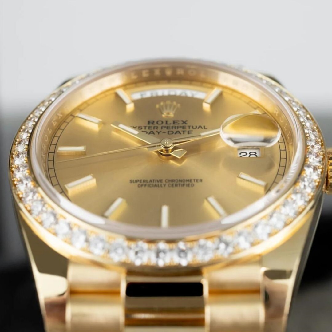 Rolex Day Date 128348RBR Replica Watch 40MM - WatchesReplica.is