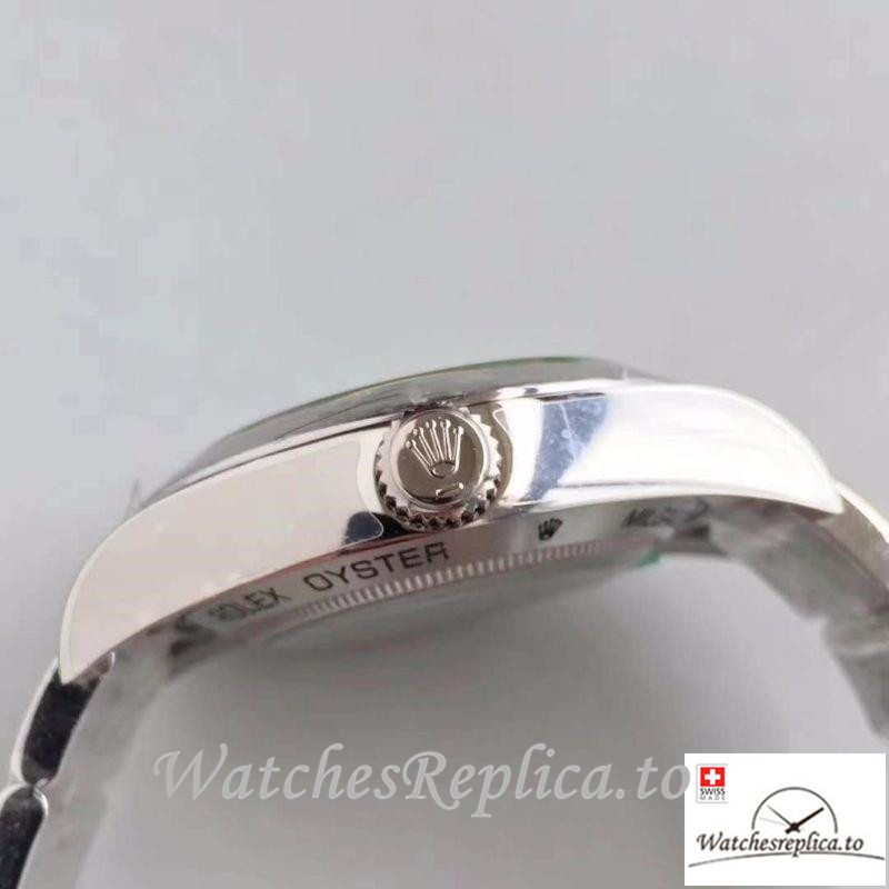 Swiss Rolex Milgauss Replica 116400GV Silver Bezel 40MM - WatchesReplica.is