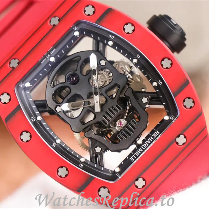 Richard Mille Replica RM52-01 Rubber strap 50MM - WatchesReplica.is