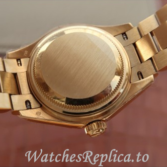 Swiss Rolex Datejust Replica 178278 Yellow Gold strap 31MM - WatchesReplica.is