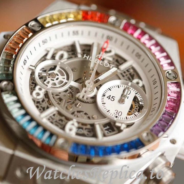 Hublot Replica 411.NM.1170.RX Rubber strap 45MM - WatchesReplica.is