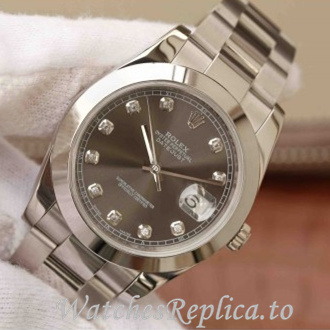 Swiss Rolex Datejust Replica 126300 Stainless steel strap 41MM - WatchesReplica.is