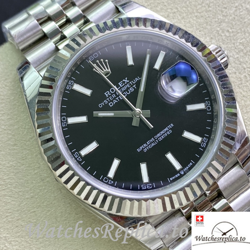 Swiss Rolex Datejust Replica 126331 Stainless steel strap 41MM - WatchesReplica.is