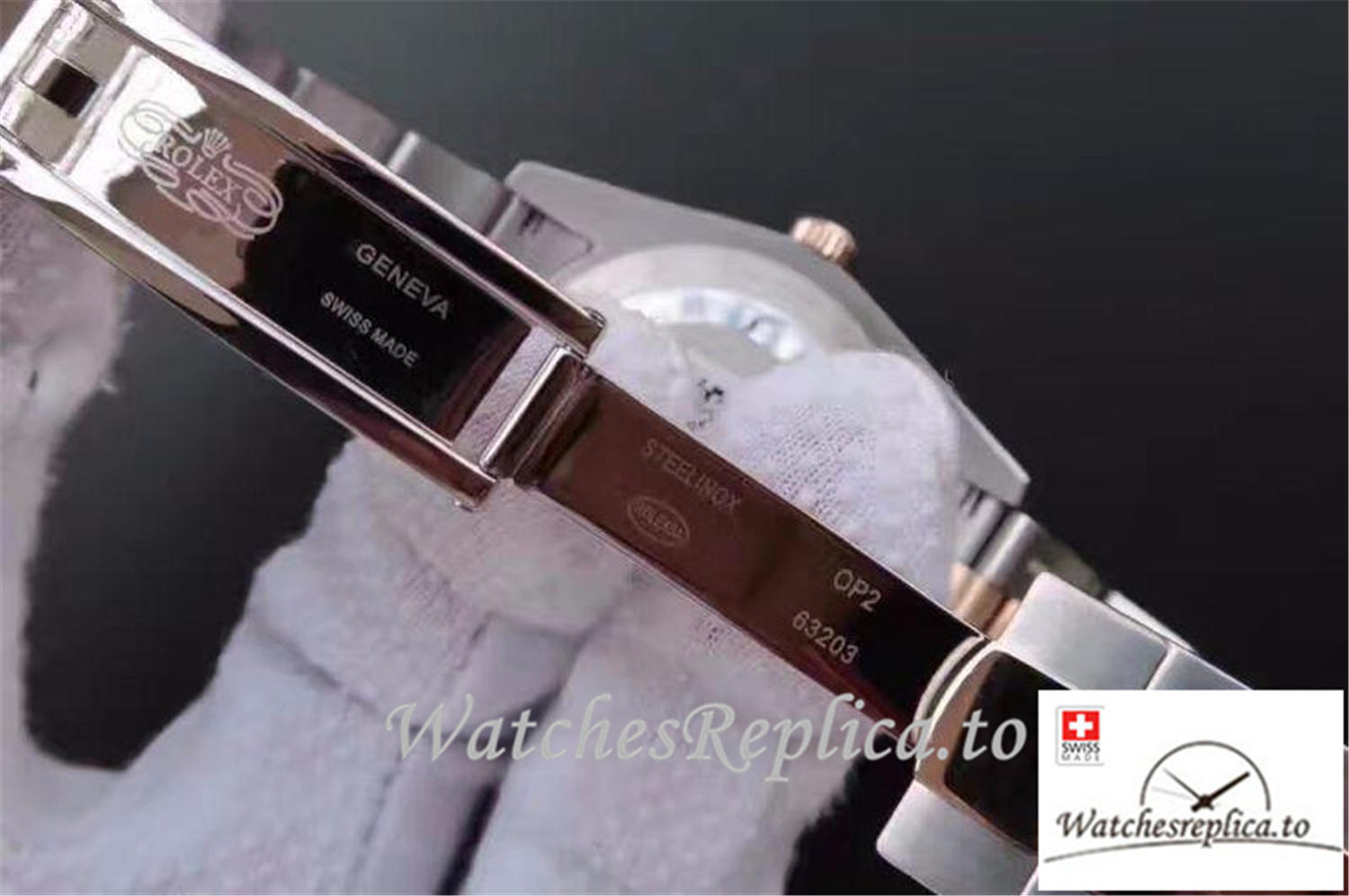 Swiss Rolex Datejust 126333 007 Rose Gold Dial 41MM - WatchesReplica.is