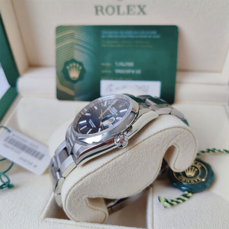 Rolex Datejust 36mm Blue Dial 126200-0022 - WatchesReplica.is