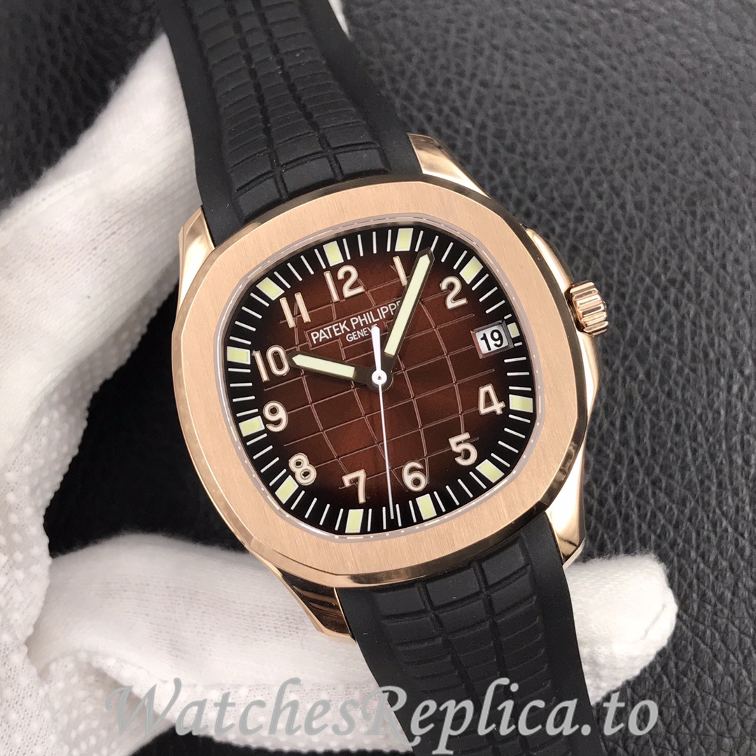 Patek Philippe Replica Aquanaut 5167 Rubber strap 40MM - WatchesReplica.is