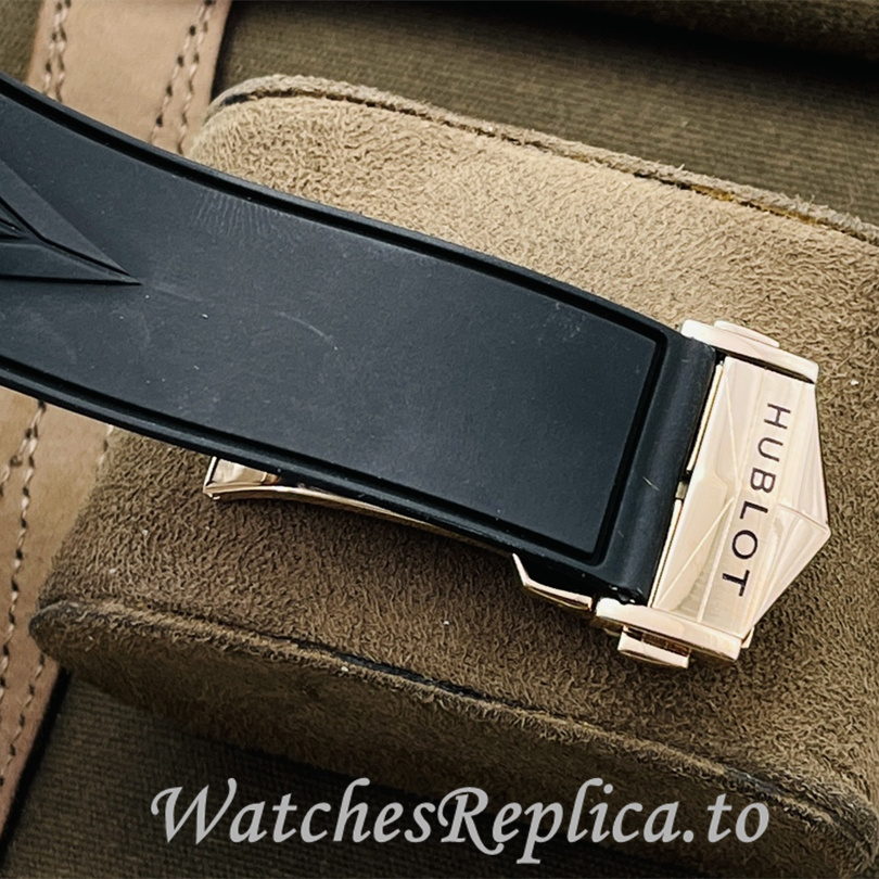 Hublot Replica Big Bang Sang Bleu II Rubber strap 45MM - WatchesReplica.is