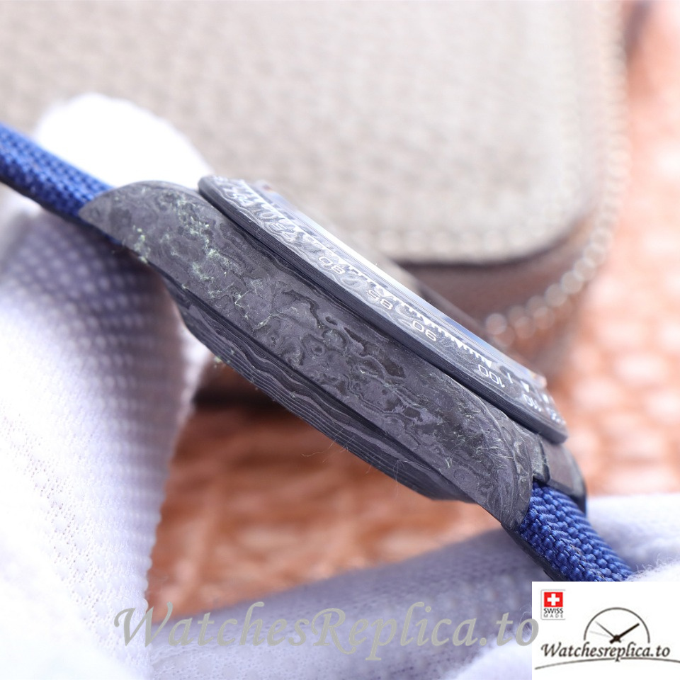 Swiss Rolex Daytona Replica Blue Canvas strap 40MM Blue Dial - WatchesReplica.is