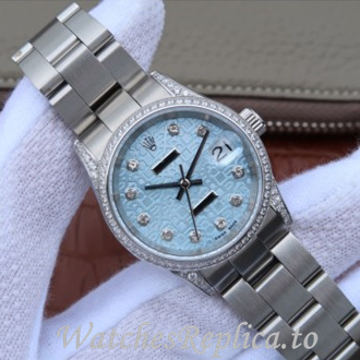 Swiss Rolex Datejust Replica 178383 Stainless steel strap 31MM - WatchesReplica.is
