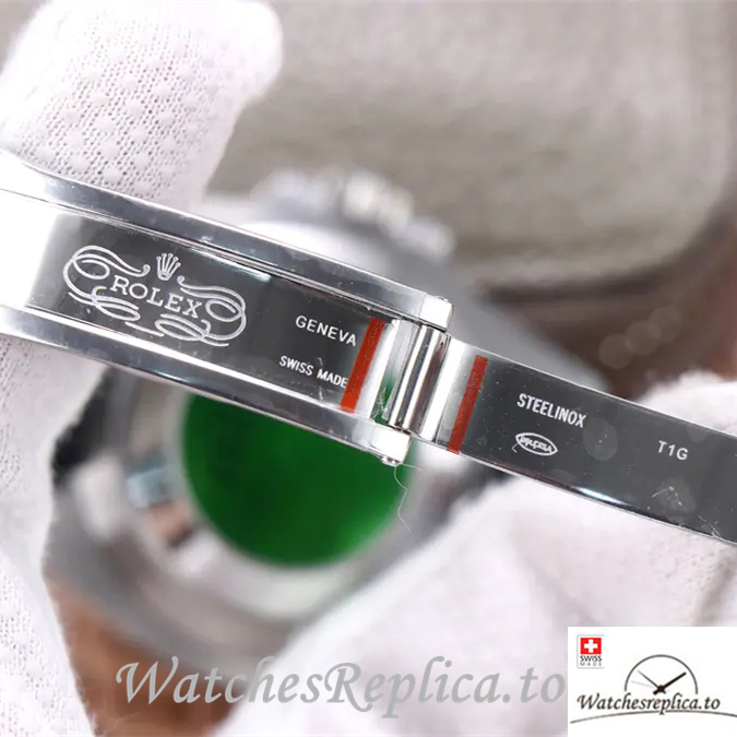 Swiss Rolex Submariner Replica 116610LV Rubber strap 40MM - WatchesReplica.is