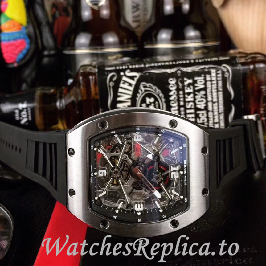 Richard Mille Replica RM012 Rubber strap 50MM - WatchesReplica.is