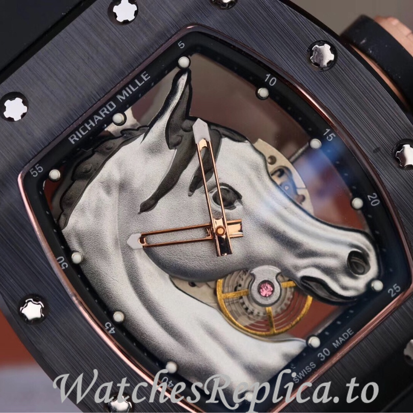 Richard Mille Replica RM52-02 Rubber strap 50MM - WatchesReplica.is