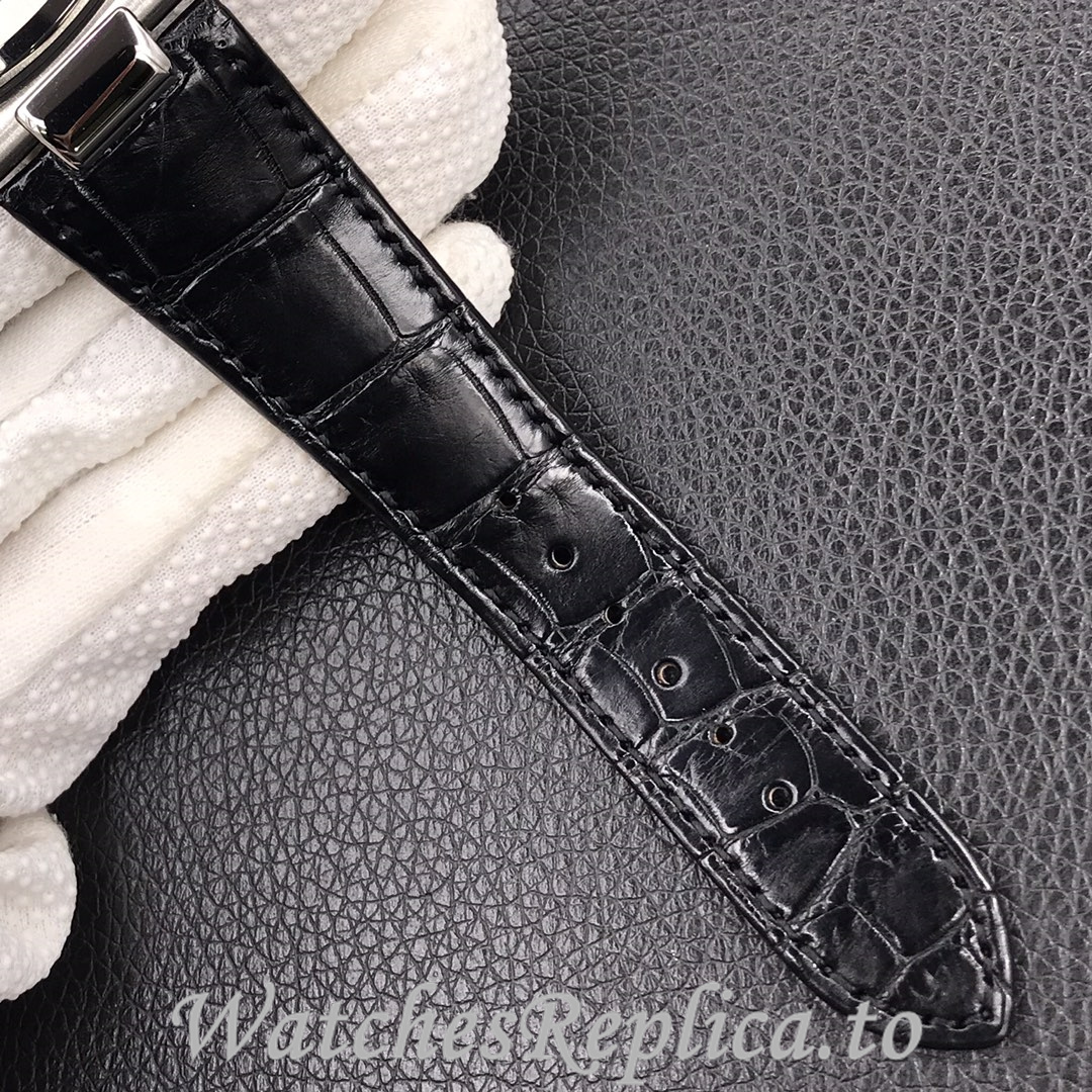 Patek Philippe Replica Nautilus 5711 Leather strap 40MM - WatchesReplica.is
