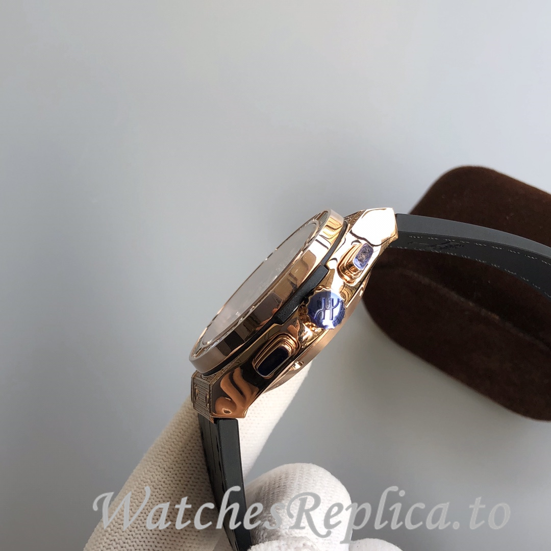 Hublot Replica Classic Fusion Gypsophila Chronograph Rubber strap 45MM - WatchesReplica.is