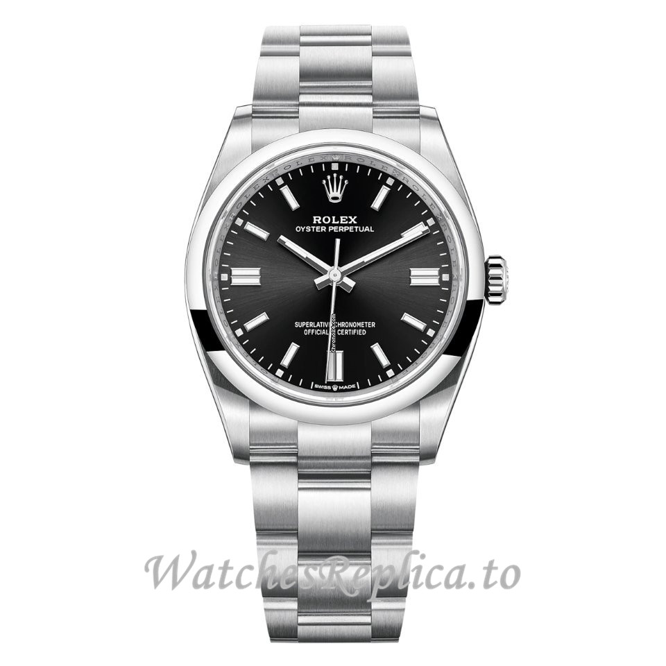 Replica Rolex Oyster Perpetual 114300 0005 39MM Mens Watch - WatchesReplica.is