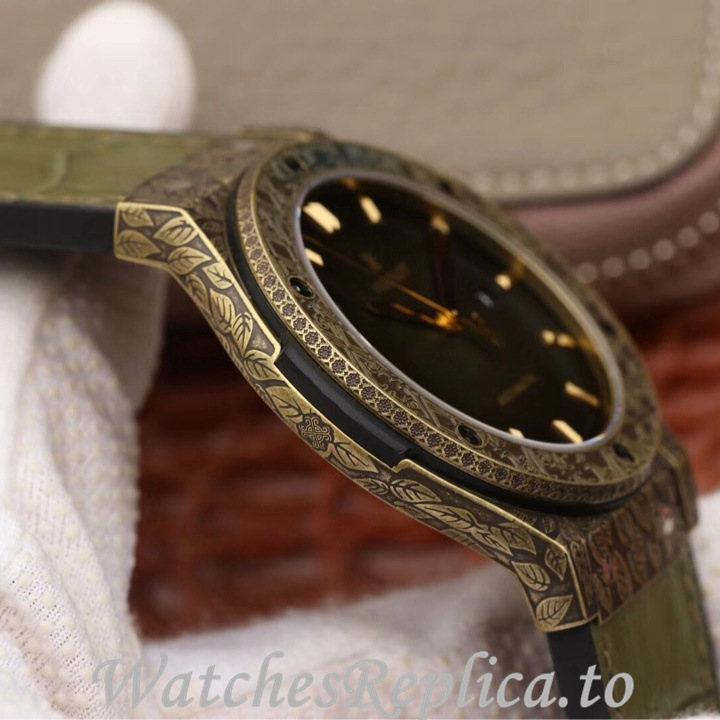 Hublot Replica Classic Fusion Series Leather strap 45MM - WatchesReplica.is