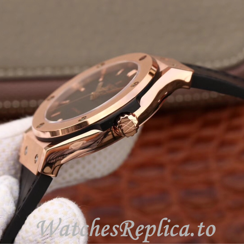 Hublot Replica 511.zp Leather strap 42MM - WatchesReplica.is
