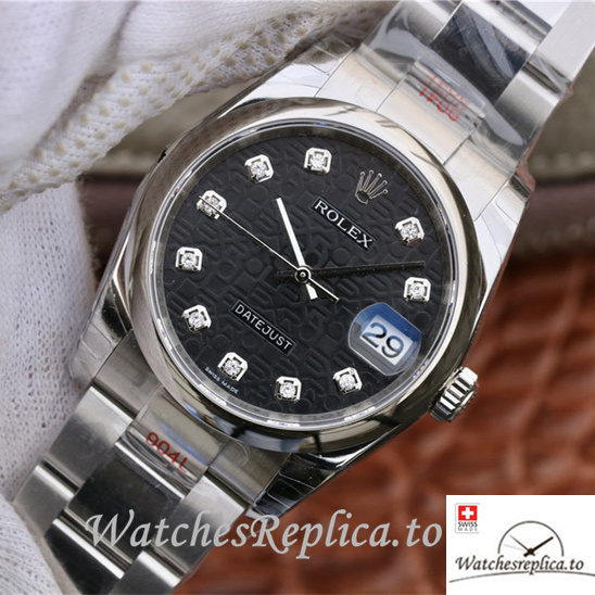 Swiss Rolex Datejust Replica 116234 Stainless steel strap 36MM - WatchesReplica.is